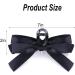 Proamate Bow Hair Claw Clip for Women Girls Bow-knot Hair Claw Clips Barrettes for Thick Thin Hair Big Bows Hair Claws Barrette Nonslip Hair Clips for Women (1PC Black) 1PC Black - Buy Online on GoSupps.com