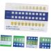 Ultechnovo Tooth Color Card Set - 6 Pieces x 20 | Accurate Tooth Shade Guide for Bleaching & Oral Care - Buy Online on GoSupps.com