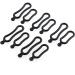 Saibangzi 10 pieces stretch rubber rings for LED bicycle light Head light headlight flashlight MTB steering rod holder 10 pi ces en caoutchouc