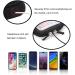Wrinkled Handglass Running Bracelet & Arm Band for iPhone 15/14/12/11 Pro Max - Cycling Jogging & Sports Gear with Key & Headphone Holder - 6.9 Black - Buy Online on GoSupps.com
