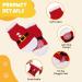 Auauy Indoor Anti-Slip Socks for Dogs & Cats | Silicone Gel Paw Protection | 2 Sizes | Christmas Red - Ideal for Small & Medium Pets - Buy Online on GoSupps.com