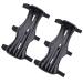 KRATARC Archery Arm Guard Adjustable 3-Strap Accessory Protective Lightweight Hunting Target Shooting Adult Unisex Black- 2PCS