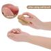 3-Piece Natural Bamboo Nail Brush Set for Manicure & Pedicure - Gentle Cleaning for Fingernails & Toenails - Adults & Kids - Elegant Color - Buy Online on GoSupps.com