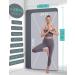 Extra Wide & Thick Non Slip Yoga Mat 72'' x 32'' - Professional TPE Mat for Yoga & Pilates Grey/Black - Buy Online on GoSupps.com