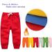 CuteOn Unisex Kids Red Elastic Waist Cotton Warm Trousers | 1-5 Years - Buy Online on GoSupps.com