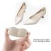 TSHAOUN Heel Cushion Pads for Kids & Women - 8 Pairs Inserts with Strong Sticky Backing - Prevent Grind Feet - Black Beige - Buy Online on GoSupps.com