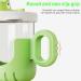 Nohlerlife Baby Training Cup | 300ml Green Free-Flow Sippy Cup with Lid and Straw - Buy Online on GoSupps.com