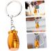 Warmhm Urn Commemorate Keychain Key Chain Decor Pet Ash Container Pet Ash Key Chain Ceramic Cookie Jar Mini Ash Container Ash Keepsake Bag Hanging Ornament Key Ring Ceramics Metal Jewelry Golden 7X2.5X1.5CM - Buy Online on GoSupps.com