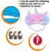 Eye Mask for Sleeping Ulife Mall Cute 3D Unicorn Soft Fluffy Plush Sleep Mask Sleeping Mask with Silk Back Novelty Blindfold Eyeshade Travel Eye Cover for Women Men Girls Kids - Rainbow A Rainbow_unicorn - Buy Online on GoSupps.com