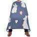 Waterproof Barber Cape -Rabbits Hearts Cheetah Haircut Bib for Men Unisex Hair Cutting Cape(8rp1a)