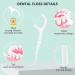 Portable Dental Floss Dispenser | Upgrade Automatic Travel Case & Organizer | Refillable Dental Holder (4 Pack) for Tooth Cleaning - Buy Online on GoSupps.com