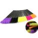 COSHINE 100pcs Disposable Silicone Eyelashes Makeup Brushes - 5 Styles Mascara Wands - Buy Online on GoSupps.com