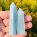 Crystal Stone Natural Blue Aquamarine Quartz Crystal Point Tower Gemstone Home Decor Natural Stones and Minerals Reiki Gift (Color : Blue Size : 50-60mm) 50-60mm Blue - Buy Online on GoSupps.com
