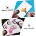 FRCOLOR 3 nail art palette stainless steel mixing art painting makeup mixing trays Color Mixing Spatula stainless steel makeup oil paint nail tools nail art polish trays reconcile scraper - Buy Online on GoSupps.com