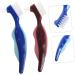 Hoement 4-Piece Dental Prosthesis Cleaning Brush Set | Best Toothbrush for Dentures & Dental Care | International Shipping - Buy Online on GoSupps.com