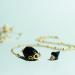 Obsidian Perfume Bottle Necklace | Aromatherapy & Essential Oil Diffuser | Hexagonal Pendant for Women - Buy Online on GoSupps.com