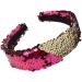 NUOBESTY Reversible Sequin Headband Color Changing Flip Sequin Hair Band Glitter Sparkly Headband Magic Alice Hair Accessories for Girls Teens Kids Women (Red and Gold) - Buy Online on GoSupps.com