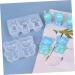 Zerodeko 2pcs Rabbit Ornaments Dessert Bear Shape Cartoon Baking Adorable Molds Tools Silicone Cake DIY 11.5X6.3X2.4CM White - Buy Online on GoSupps.com