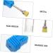 POPETPOP 15 Pcs Nail Dust Brush Nail for Cleaning Nail Cleaner Nail Cleaning Brush Nail Drill Brush Carbide Cleaning Brush Nail Drill Bits Nail Art Tool Fingernail Alloy Metal Grip 7.5x1.2cmx3pcs Assorted Colorx3pcs - Buy Online on GoSupps.com