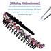 CORGIMHZ 6 Pack Wave Rhinestone Teeth Comb Headbands for Women - Flower Crystal Hairband Hair Hoop - Non-Slip Hard Plastic - Shiny 6 Colors - Buy Online on GoSupps.com