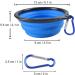 Moacc Foldable Silicone Dog Bowl Set - 4 Pack Travel Bowls for Dogs & Cats | Spout-Safe with Buckle - 400ml in Blue Green Purple & Red - Buy Online on GoSupps.com