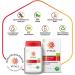 Vital Red Rice Organic Dietary Supplement - 120 Vegan Capsules for Cholesterol Regulation | 100% Organic 2.5mg Monacolin K - Buy Online on GoSupps.com