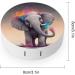 Portable Cartoon Elephant Contact Lens Case | Travel-Friendly Storage Box for Contact Lenses - Buy Online on GoSupps.com
