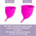 Buy Reusable Menstrual Cup - Medical Silicone Menstrual Cup L (Pink) - Eco-Friendly & Comfortable - Buy Online on GoSupps.com