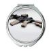 YENDOSTEEN Mirror makeup mirror pistols firing Round Mirror new gun pocket mirror portable mirror