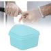 Trapezoidal Orthodontic Retainer Case - Portable Oral Storage Box for Dentistry | Travel-Friendly Purple/Blue Dental Protector - Buy Online on GoSupps.com