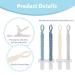 Kryzalite 4-Pack Cotton Pacifier Clips - Flexible Rust-Free & Safe for Newborns - Boys & Girls (Khaki Gray Green Blue) - Buy Online on GoSupps.com
