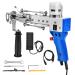 Tufting Gun 2 in 1 Cut Pile Rug Gun Electric Carpet Weaving Gun Handheld Flocking Machine for Quick Cut/Loop Pile (Blue)