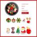 Lurrose 3D Christmas Metal Nail Studs Gems Xmas Nail Crystal Jewels Winter Holiday Nail Stickers Manicure Tips Wraps for Woman Girl Christmas Nails Art Decoration Supplies Style 3 3 Sets - Buy Online on GoSupps.com