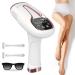WITFAMILY IPL Hair Removal Device Touch Screen Portable Pulse Laser Hair Removal Instrument 999 999 Flashes 5 Energy Level Epilator for Women Men Body Face Bikini Legs