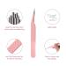 Professional False Eyelash Extension Tweezers Straight and Curved High-Quality Lash Extension Tools for Lash Fan Isolation Smooth Stainless Steel Grip By Wendy lashes. tweezers-1 - Buy Online on GoSupps.com