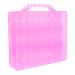 FRCOLOR 1pc Nail Polish Storage Box Nail Organizers and Storage Portable Jewelry Organizer Beads Storage Organizer Drawer Jewelry Organizer Clear Makeup Drawer Car Cosmetic Travel Plastic Pnik