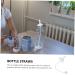 Bestonzon 4-Pack Baby Bottles with Silicone Straw - Sucker Learning Drinking Cup for Easy Feeding - Buy Online on GoSupps.com