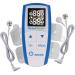 AccuRelief Complete 3-in-1 TENS Unit EMS Massager Device - Pain Relief Electric Muscle Stimulator with 4 Electrodes for Neck Back and Full Body