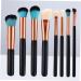 FRCOLOR 8pcs Makeup Brush Kit - Wooden Handle & Bamboo Foundation Brush for Flawless Beauty - Buy Online on GoSupps.com