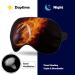 Buy American Football Fire Flames Sleeping Mask - Adjustable Soft Eye Mask for Men Women Boys & Girls | Light-Blocking Blindfold for Comfortable Sleep - Buy Online on GoSupps.com