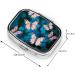 Cute Butterflies Small Pill Case | 2 Compartment Travel Pill Organizer for Purse & Gifts - Buy Online on GoSupps.com