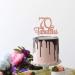 Tenhaisi Glittery Rose Gold 70 Fabulous Cake Topper Happy 70th Fabulous Anniversary and Birthday Party Supplies Cake Topper For 70 Fabulous Birthday - Buy Online on GoSupps.com
