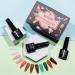 MIZHSE 12 Pcs Jelly Gel Nail Polish Kit - Clear Translucent Summer Gel Polish Set for Sheer Manicure - UV LED Soak Off Varnish for Home Salon - Buy Online on GoSupps.com