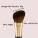 Ready to Shine Gorgeous Angled Blush Brush | Ultra Soft Synthetic Bristles for Blush Bronzing Highlighting & Contouring | Pro Makeup Brushes - International Shipping Available - Buy Online on GoSupps.com