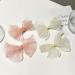 Mesh Yarn Bowknot Hair Clip Elegant Sweet Butterfly Bow Hair Barrettes Hair Bow Headpieces Hair Accessories for Women Apricot - Buy Online on GoSupps.com