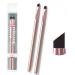 Eyeliner Brushes Fine Angled Ultra Thin Slanted Flat Angle Eyeliner Makeup Brushes Set Precision Gel Eye Liner Makeup Brush Cruelty Free Synthetic Bristles Smooth Liquid Eyeliner Brush Makeup Brushes 2 Pack 02 ultra t...