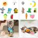 Set of 10 Catnip Toys for Indoor Cats | Interactive & Squeaky Kitten Supplies for Dental Health | Perfect Gift for Cat Lovers - Buy Online on GoSupps.com