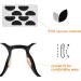 volumoon 40 Pairs Soft Foam Nose Pads Adhesive Nose Cushions Nosepads D-Shaped Anti-Slip Eyeglasses Nose Pads Set Soft Glasses Cushions Sticker Thin Nose Pads for Glasses 1mm - Buy Online on GoSupps.com