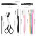 14 in 1 Professional Eyebrow Razor Kit for Women - Dermaplane Face Razor, Trimmer, Shavers, Tweezers, Scissors & More - Buy Online on GoSupps.com