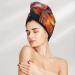 Hair Towel Wrap: Quick-Dry Turban for Easy Hair Drying - Elephant Oil Painting Design - Buy Online on GoSupps.com